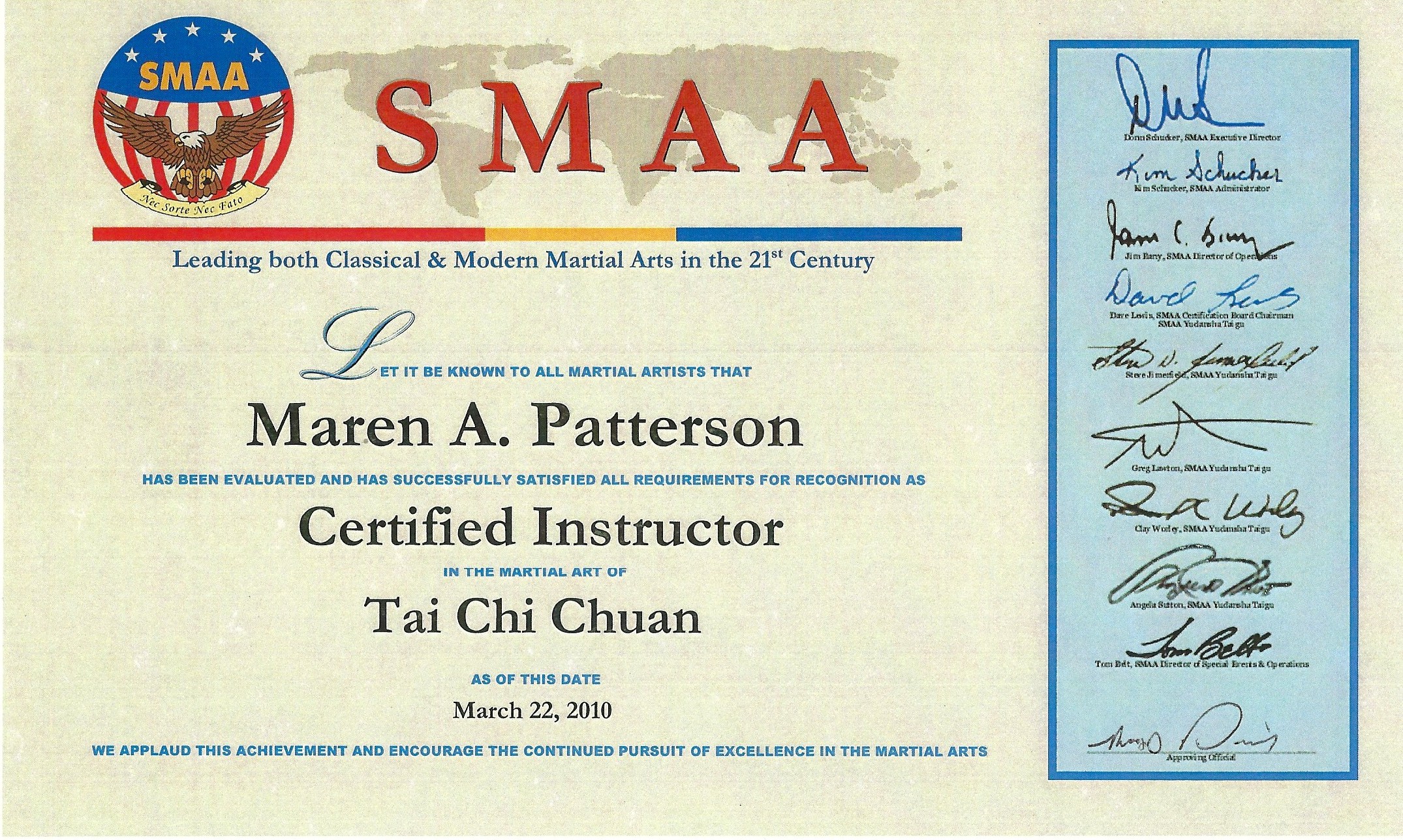 Tai Chi Chuan Instructor